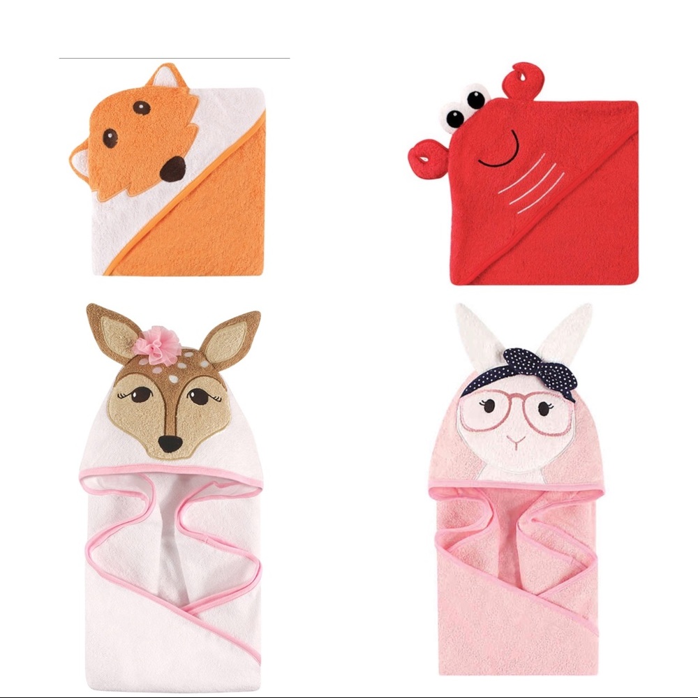 New baby hooded towels